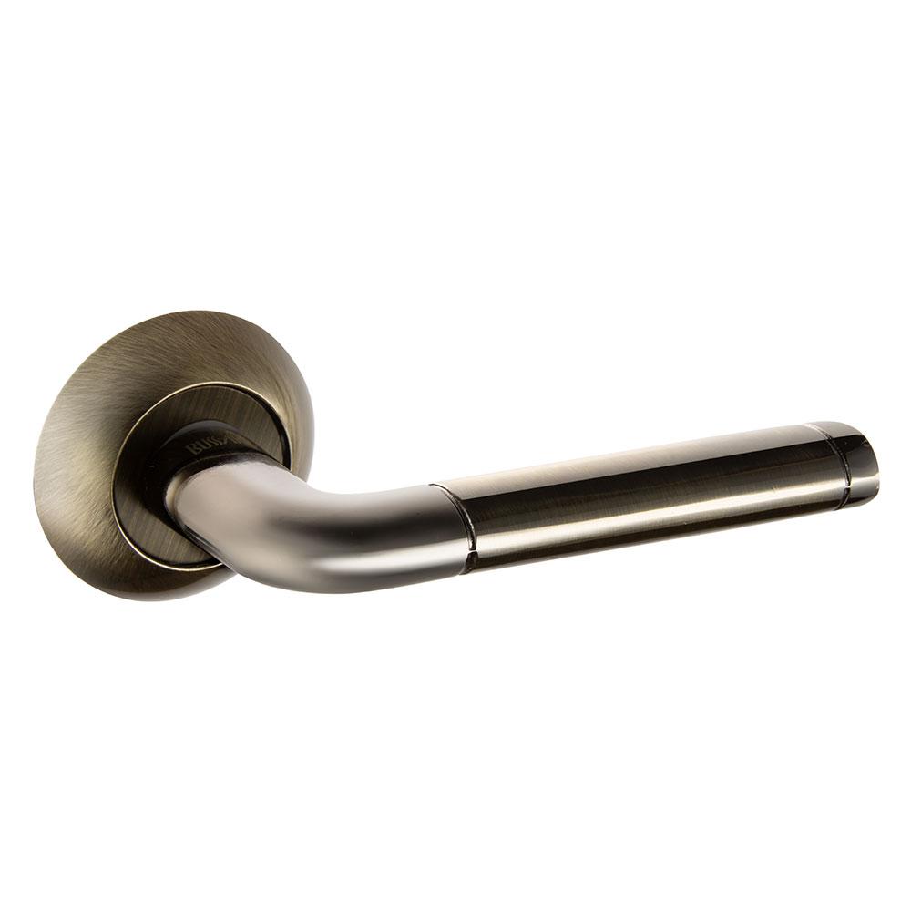 Ручка дверная BUSSARE LINDO A-34-10 GRAPHITE/ANT. BRONZE графит/античная бронза